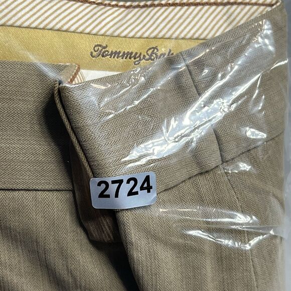 Tommy Bahama Pants Mens Size 36 Beige Silk Dress Pants Slacks Pleated Pockets me - Picture 12 of 12